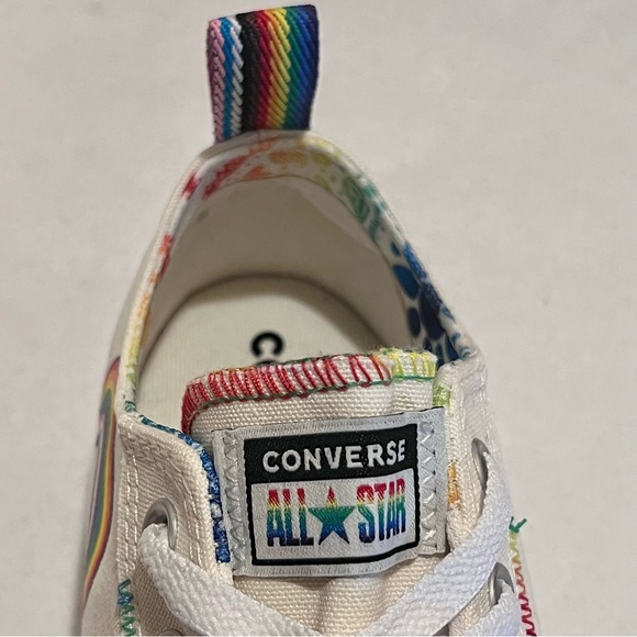 Converse Chuck Taylor All Star Lift Ox Platform Sneaker 9.5 Women/7.5 Men Egret - Picture 12 of 14